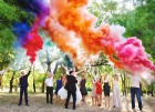 Цветной дым для свадьбы в Пятигорске