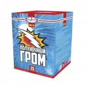 Полуночный гром 25 х 0,8" - Салюты и фейерверки и батареи салютов в Пятигорске